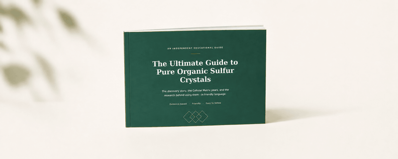 What Are Pure Organic Sulfur Crystals? The Ultimate Guide - Thrive Health