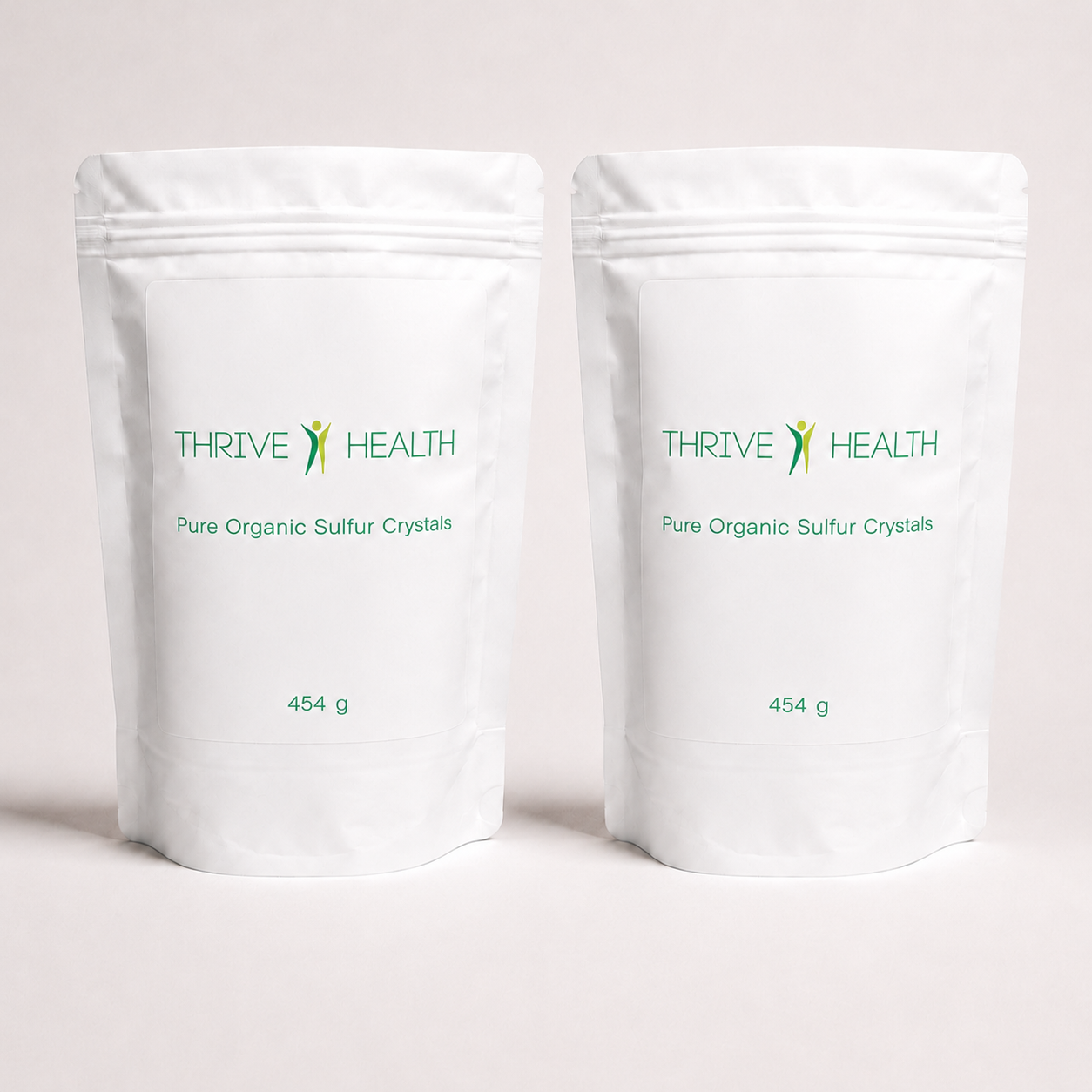 Pure Organic Sulfur Crystals (2 Pack Bundle)