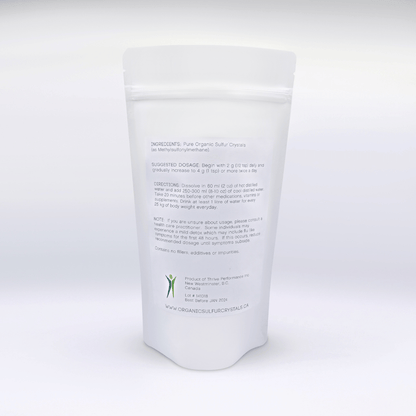 Pure Organic Sulfur Crystals | Organic Sulfur Crystal Benefits | Thrive Health Pure Organic Sulfur Crystals 