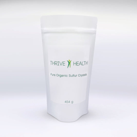 Pure Organic Sulfur Crystals | Organic Sulfur Crystals Canada – Pure Organic Sulfur Crystals – Thrive Health Pure Organic Sulfur Crystals | Organic Sulfur Crystal Benefits – Pure Organic Sulfur Crystals – Thrive Health